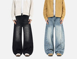 DAXUEN Wide leg vintage wash denim jeans