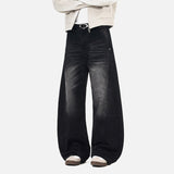 DAXUEN Wide leg vintage wash denim jeans