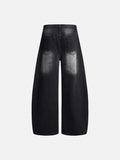 DAXUEN Wide leg vintage wash denim jeans