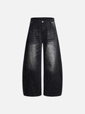 DAXUEN Wide leg vintage wash denim jeans