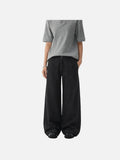 DAXUEN dark grey wide-leg denim pants