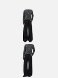 DAXUEN dark grey wide-leg denim pants