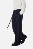 DAXUEN washed black oversized wide-leg pants