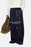DAXUEN washed black oversized wide-leg pants