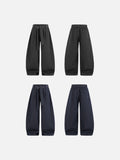DAXUEN washed black oversized wide-leg pants