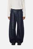 DAXUEN washed black oversized wide-leg pants