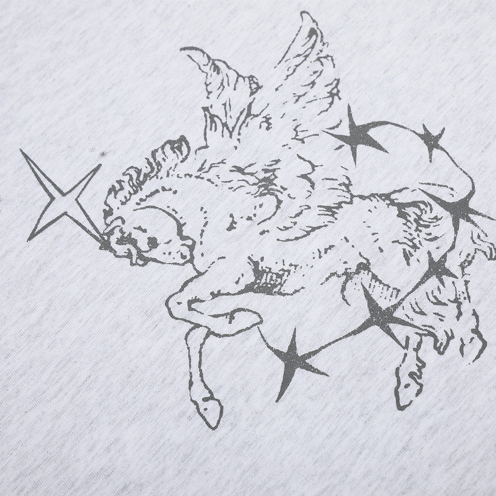 Winged Creature Graphic Long Sleeve Tee