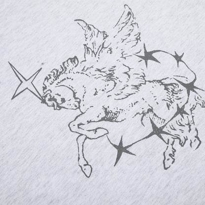 Winged Creature Graphic Long Sleeve Tee