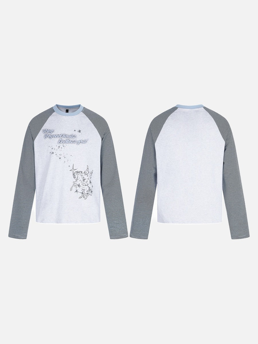 Winged Creature Graphic Long Sleeve Tee