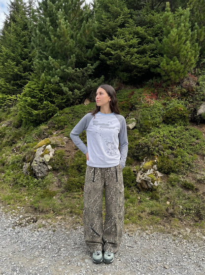 Winged Creature Graphic Long Sleeve Tee