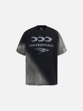 DAXUEN Oversized crew neck t-shirt with wing graphics