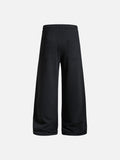 DAXUEN grey wide-leg sweatpants with winged horse and cross graphics