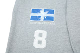 DAXUEN grey wide-leg sweatpants with winged horse and cross graphics