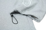 DAXUEN grey wide-leg sweatpants with winged horse and cross graphics