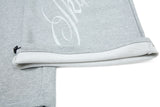 DAXUEN grey wide-leg sweatpants with winged horse and cross graphics