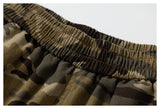 DAXUEN woodland camouflage wide-leg cargo pants