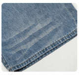 DAXUEN light blue faded wide-leg denim jeans