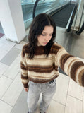 DAXUEN Wide-leg jeans in light washed grey denim — model photo