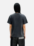 DAXUEN black yellow crescent moon graphic t-shirt