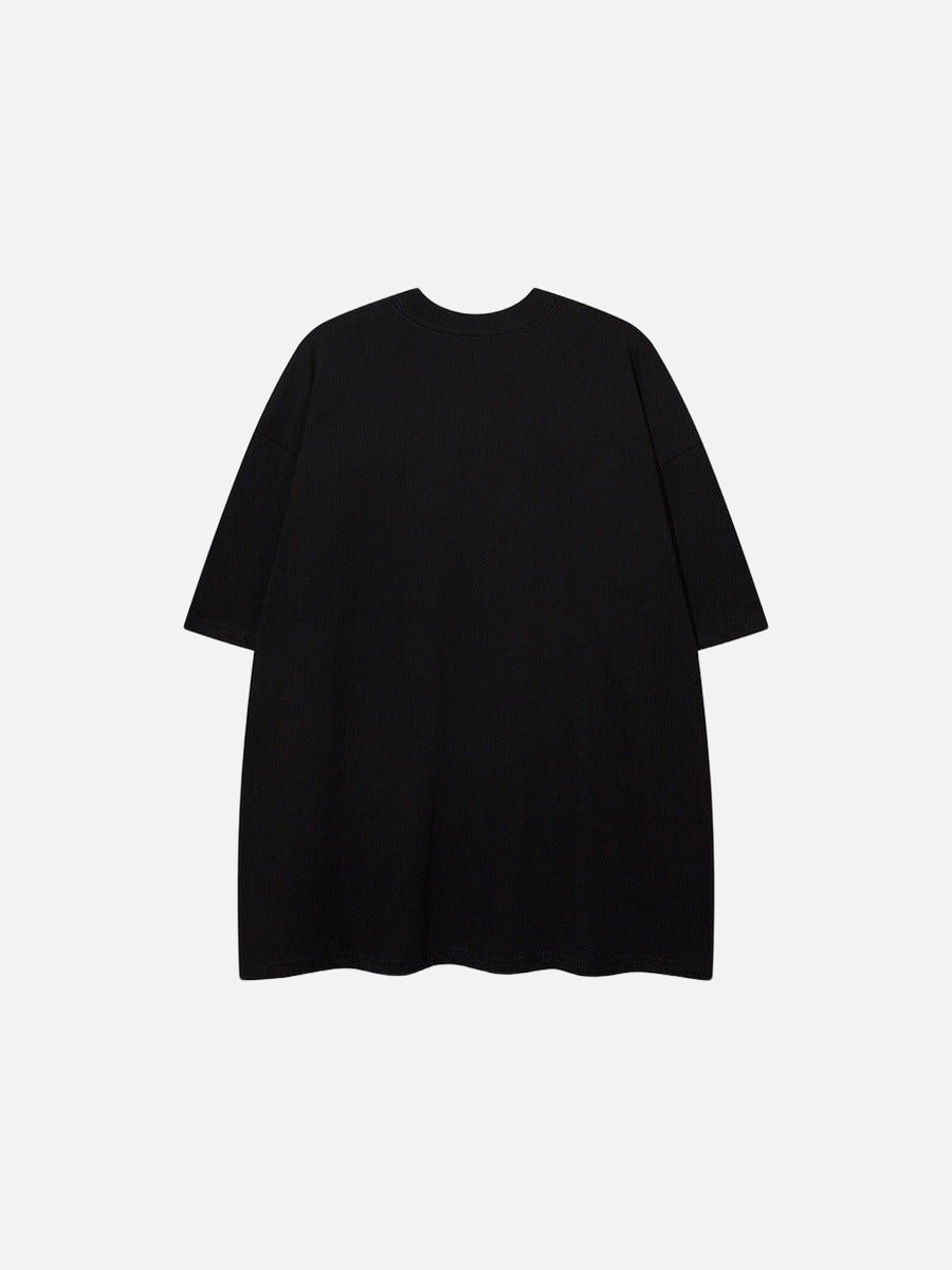 DAXUEN Loose-fitting crew neck t-shirt with graphic