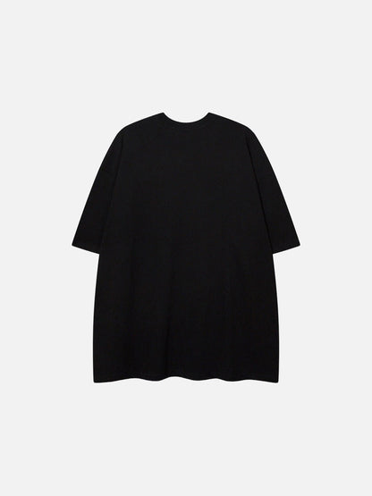 DAXUEN Loose-fitting crew neck t-shirt with graphic