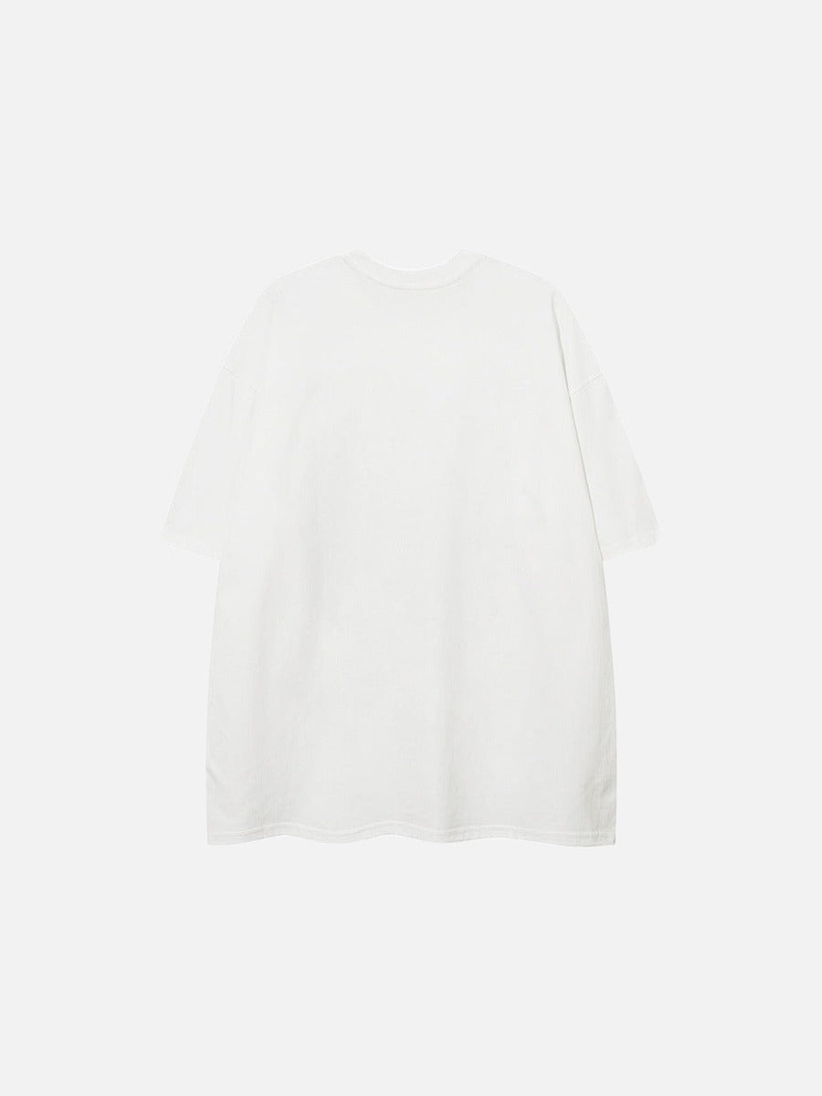 DAXUEN Loose-fitting crew neck t-shirt with graphic