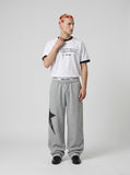 DAXUEN Ringer t-shirt with graphic print and contrasting trim — model photo