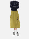 Bold Utility Midi Skirt — Skirt