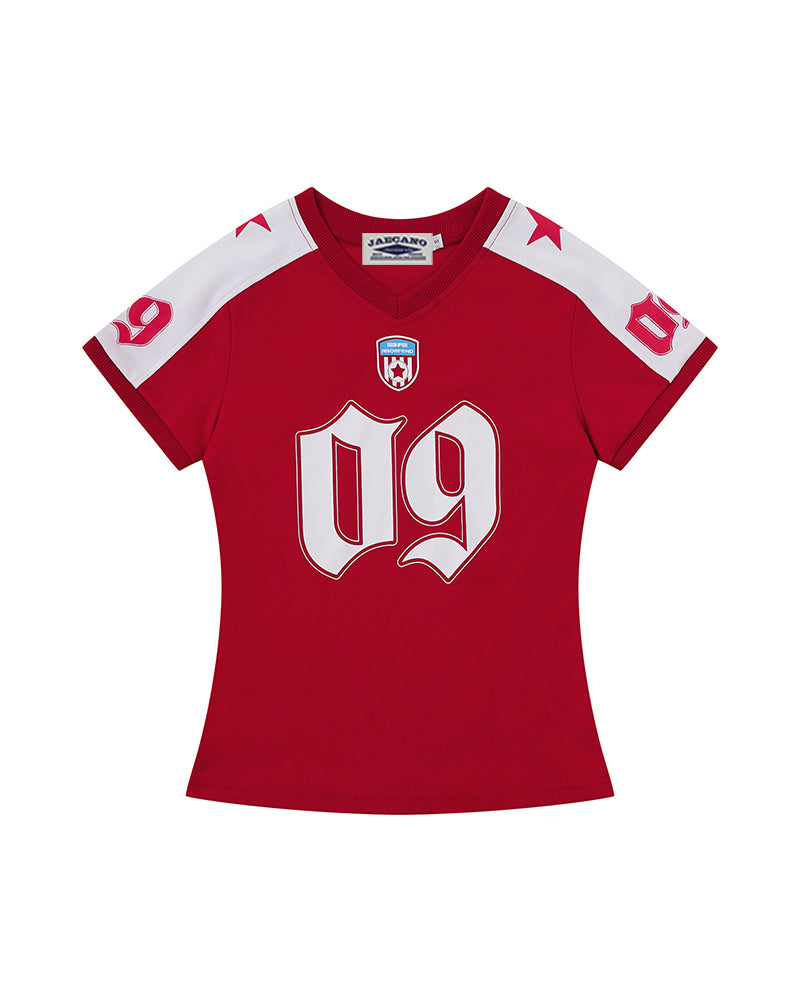 V-Neck Varsity Graphic Tee