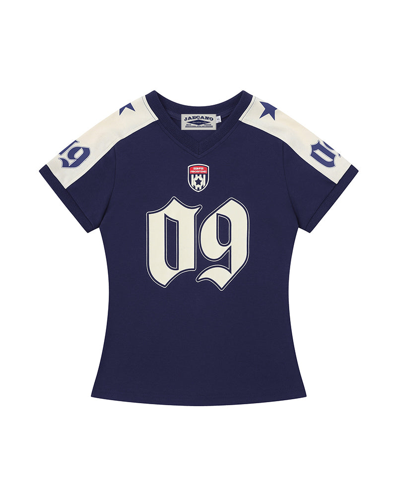 V-Neck Varsity Graphic Tee