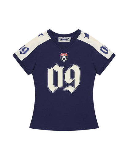 V-Neck Varsity Graphic Tee