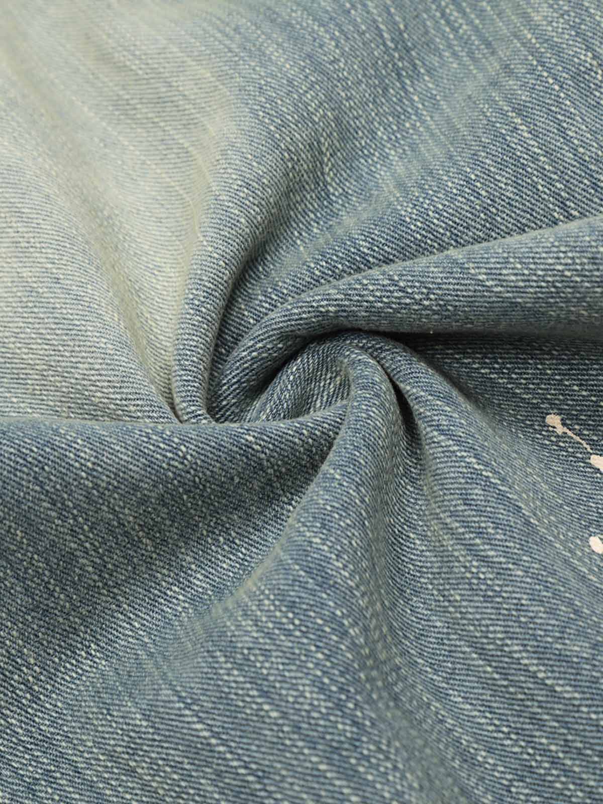 Washed Slub Machete Dye Jeans; Blue / S, Blue / M, Blue / L, Blue / XL