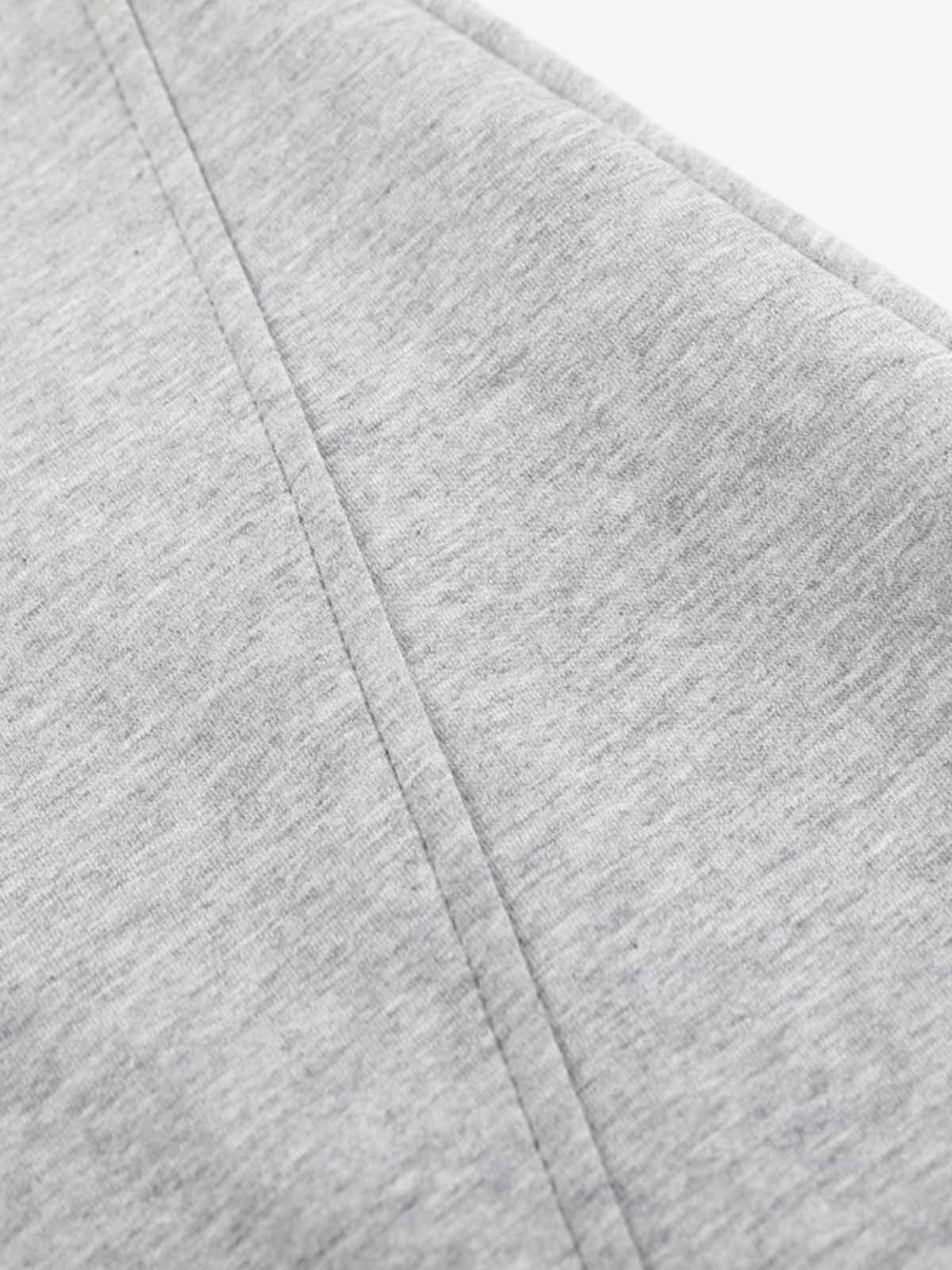 Decorative Rope Detail Wide Leg Sweatpants; Gray / S, Gray / M, Gray / L, Gray / XL