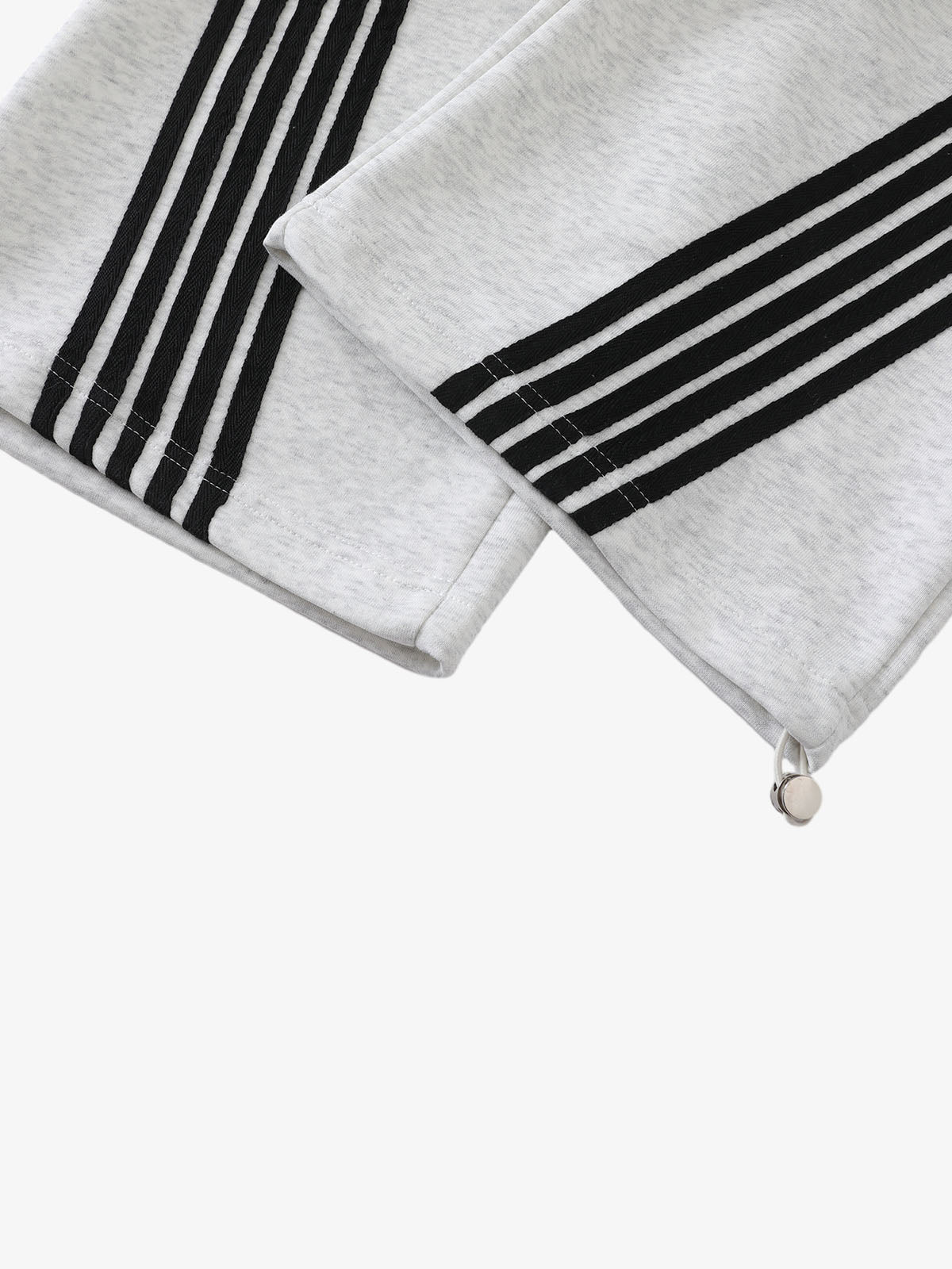 Crest & Sword Graphic Side Stripe Sweatpants; Flower Ash / L, Flower Ash / XL, Flower Ash / 2XL