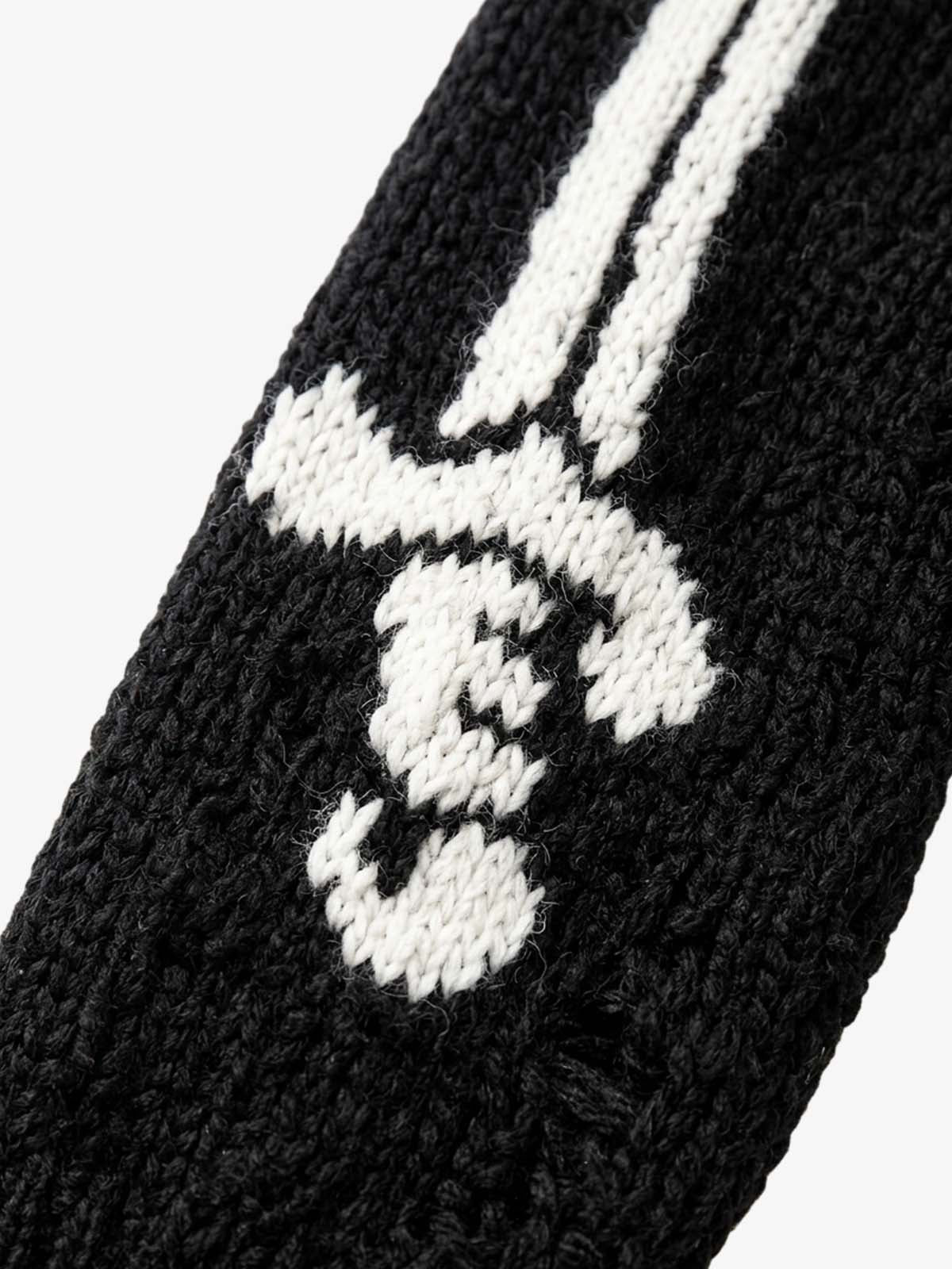 Salt Bones Skull Graphic Knit Sweater; Basic Black / S, Basic Black / M, Basic Black / L, Basic Black / XL, Basic Black / 2XL