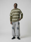 Balloon Pants with Plaid Details