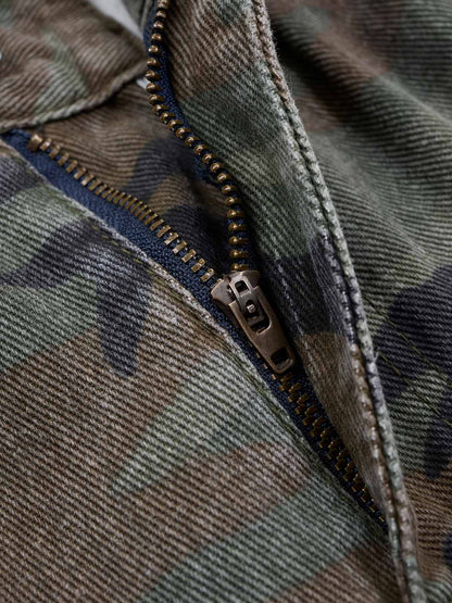 Camo Beaded Cargo Pants; Forest Camouflage / M, Forest Camouflage / L, Forest Camouflage / XL