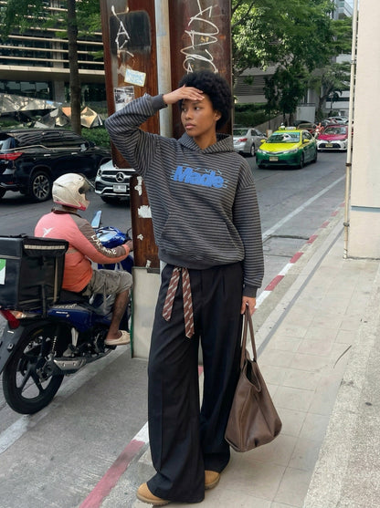 Made Striped Oversized Hoodie
