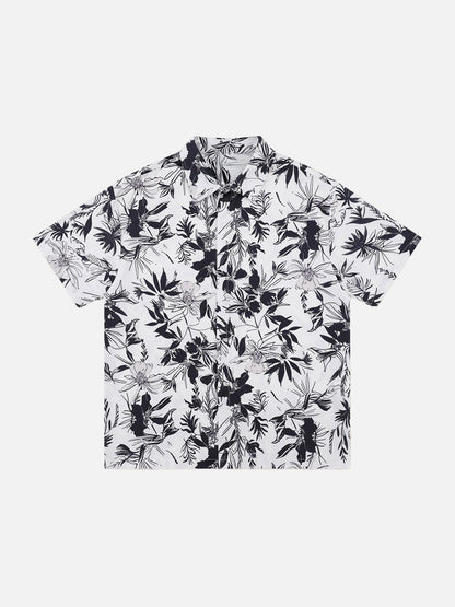 Floral Print Short-Sleeve Shirt