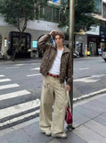 Bold Lettered Wide-Leg Culottes