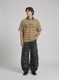 Mafa Vintage Striped Polo Shirt