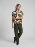 Playful Camouflage Hooded Jacket