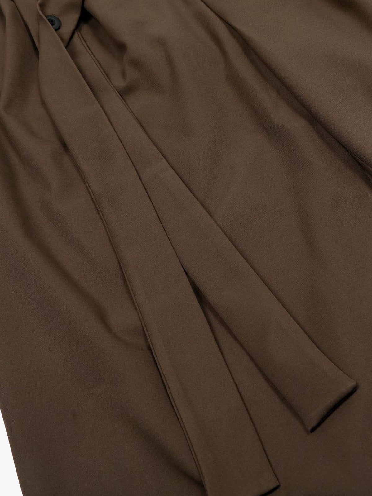 Pleated Belted Machete Track Pants; Coffee / S, Coffee / M, Coffee / L, Coffee / XL, Coffee / 2XL, Coffee / 3XL