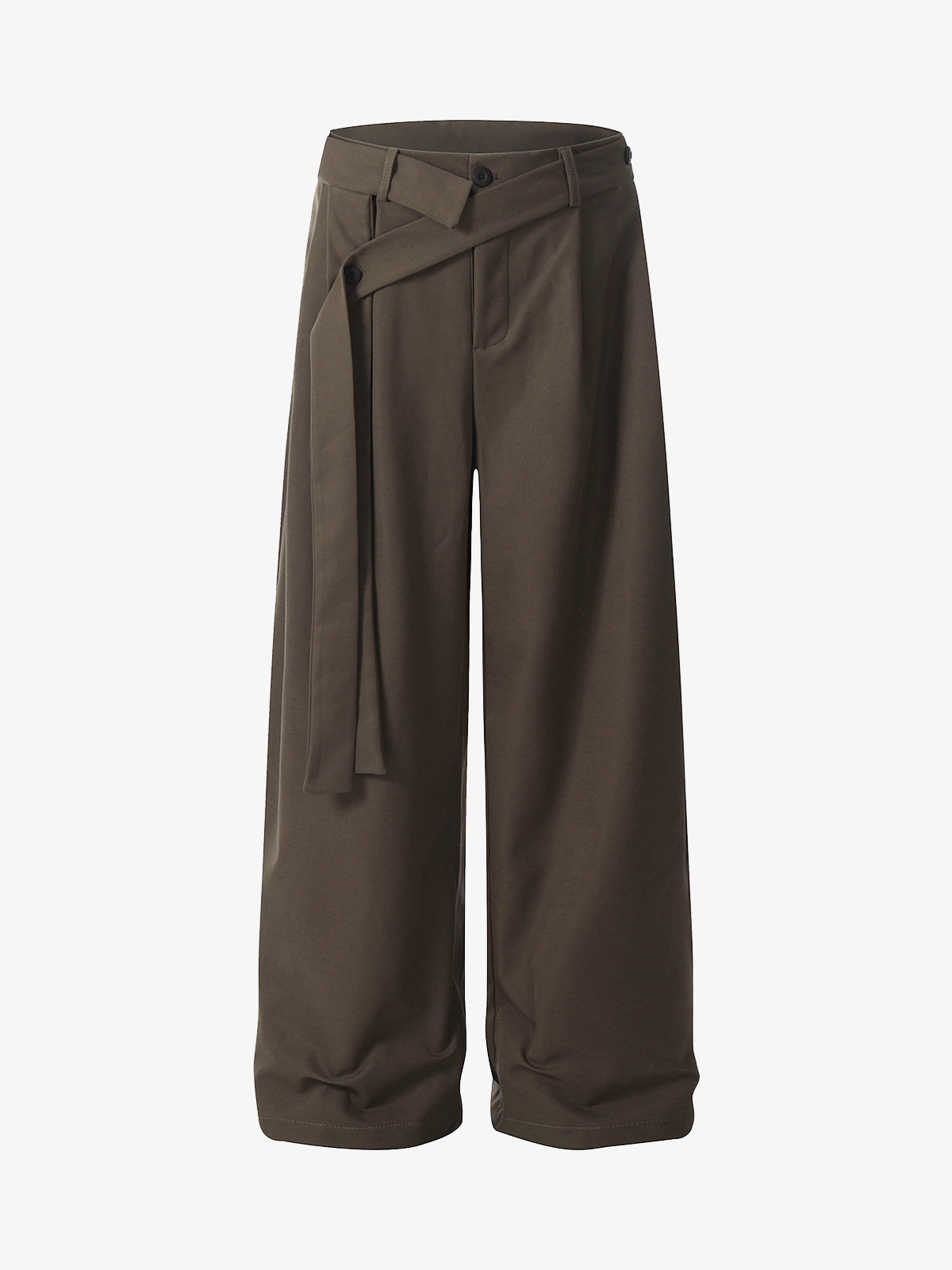 Pleated Belted Machete Track Pants 