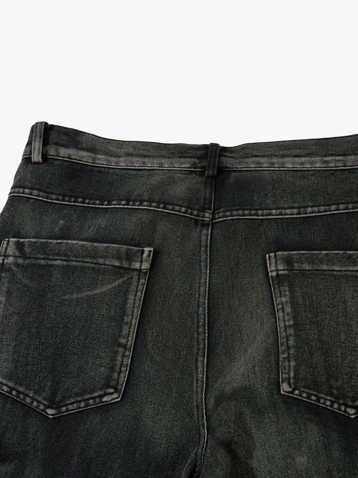 Thesupermade High Street Embroidery Hip-Hop Jeans - 2122; Black / M, Black / L, Black / XL, Black / 2XL