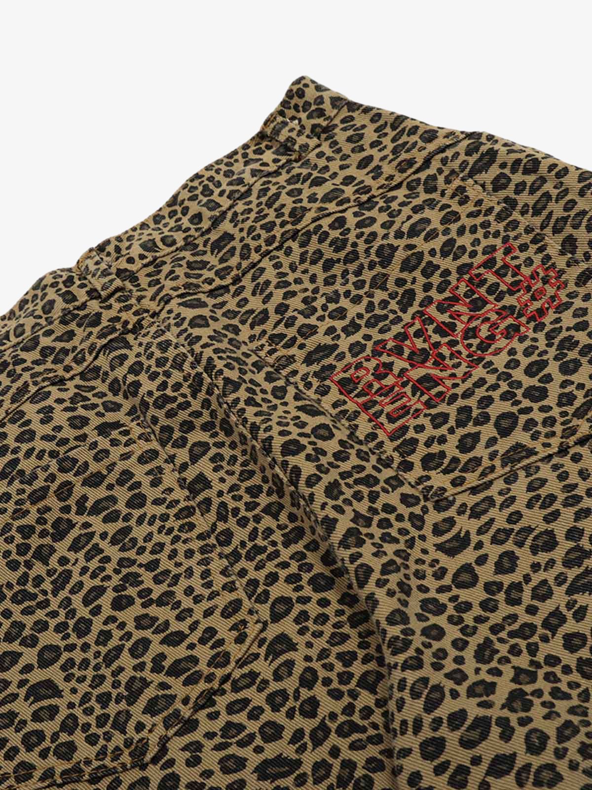 Cheetah Print Barrel Pants - 2416; Leopard / S, Leopard / M, Leopard / L, Leopard / XL, Leopard / 2XL