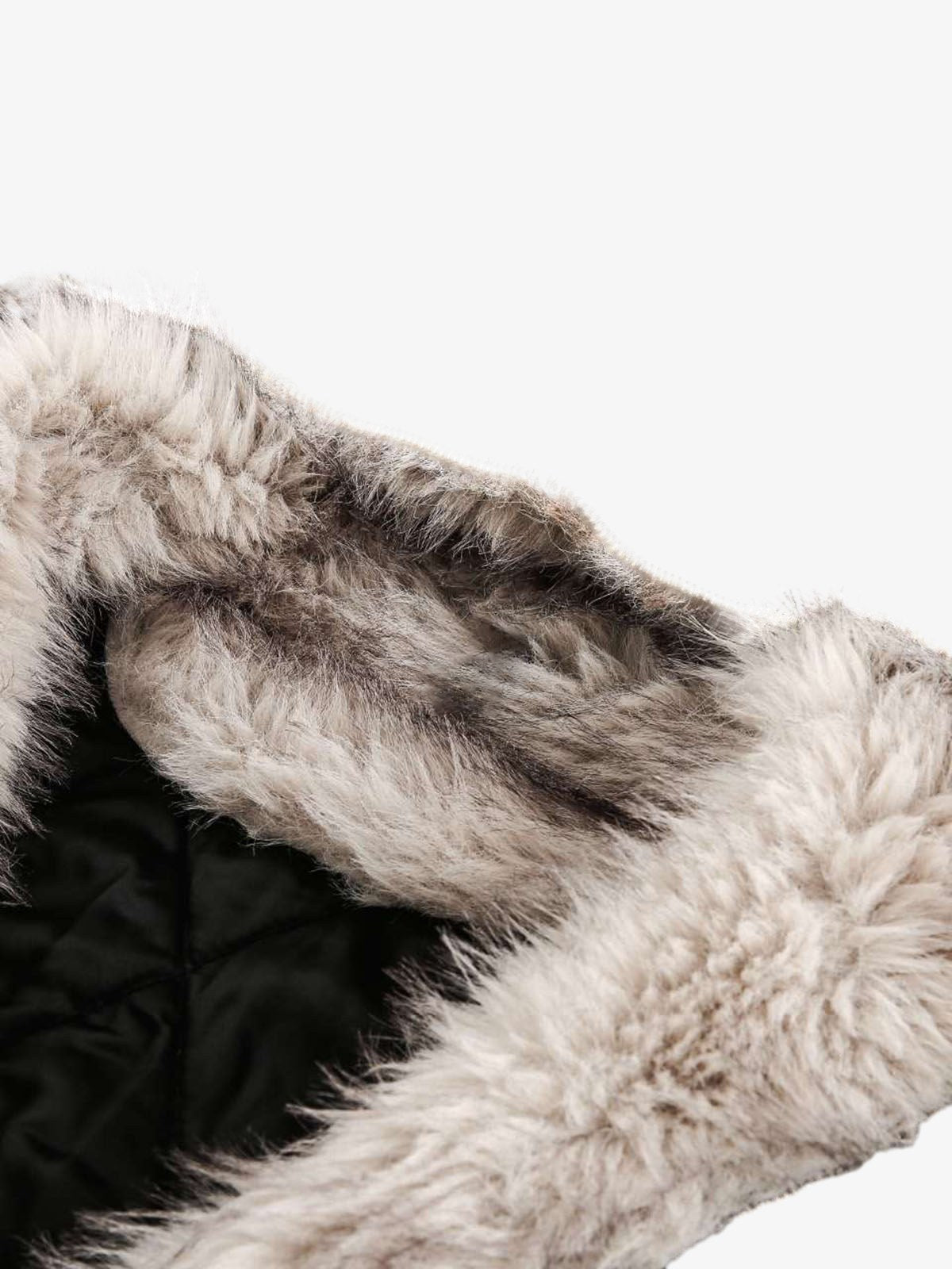 Cotton Washed Fur Hooded Jacket - 2265; Deep Blue / S, Deep Blue / M, Deep Blue / L, Deep Blue / XL, Deep Blue / 2XL, Deep Blue / 3XL