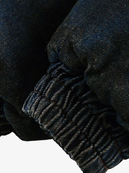 Cotton Washed Fur Hooded Jacket - 2265; Deep Blue / S, Deep Blue / M, Deep Blue / L, Deep Blue / XL, Deep Blue / 2XL, Deep Blue / 3XL