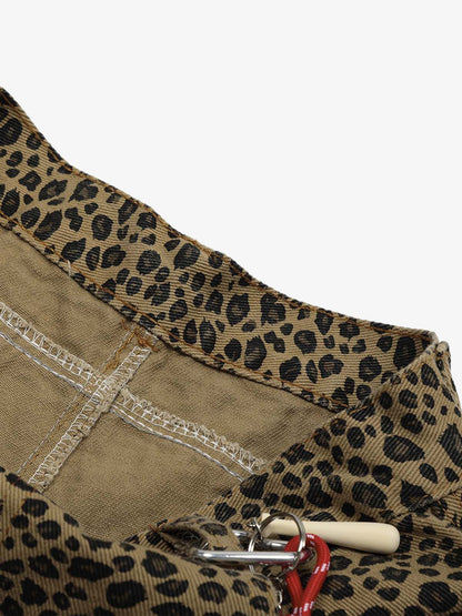Cheetah Print Barrel Pants - 2416; Leopard / S, Leopard / M, Leopard / L, Leopard / XL, Leopard / 2XL