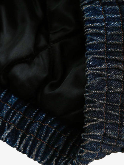 Cotton Washed Fur Hooded Jacket - 2265; Deep Blue / S, Deep Blue / M, Deep Blue / L, Deep Blue / XL, Deep Blue / 2XL, Deep Blue / 3XL